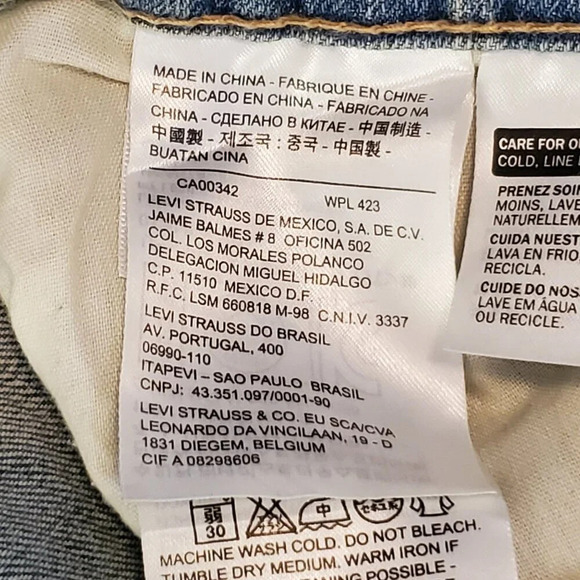 Levis Demi Curve Womans Classic Bootcut Jeans 14/32 - Picture 10 of 10